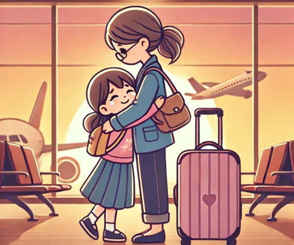 A_touching_cartoon_scene_of_a_young_girl_hugging_h A_touching_cartoon_scene_of_a_young_girl_hugging_h
